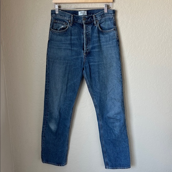 AGOLDE 90s pinch waist straight leg jeans organic cotton - Picture 2 of 12